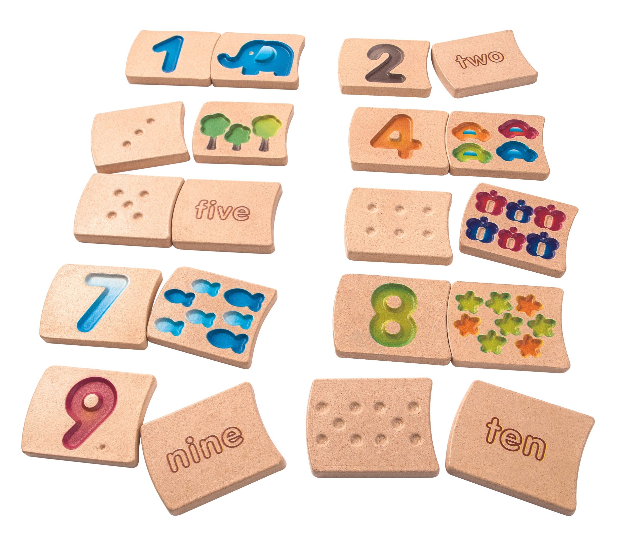 Numbers 1-10 Educational Wooden Toy - الصورة 6