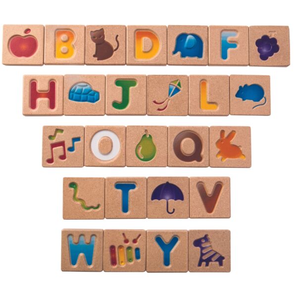 Alphabet A-Z Natural Wood Baby Toy