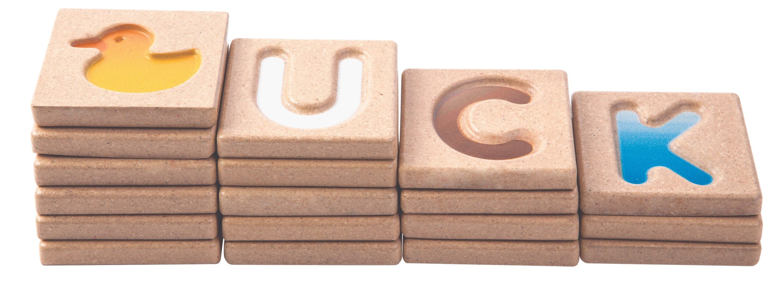 Alphabet A-Z Natural Wood Baby Toy - الصورة 3