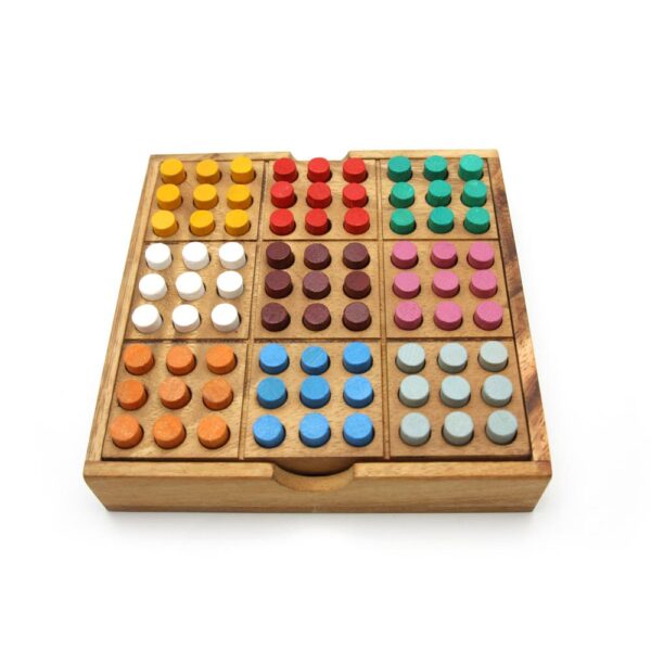 Colored Sudoku Set - Logic Game for Kids and Adults